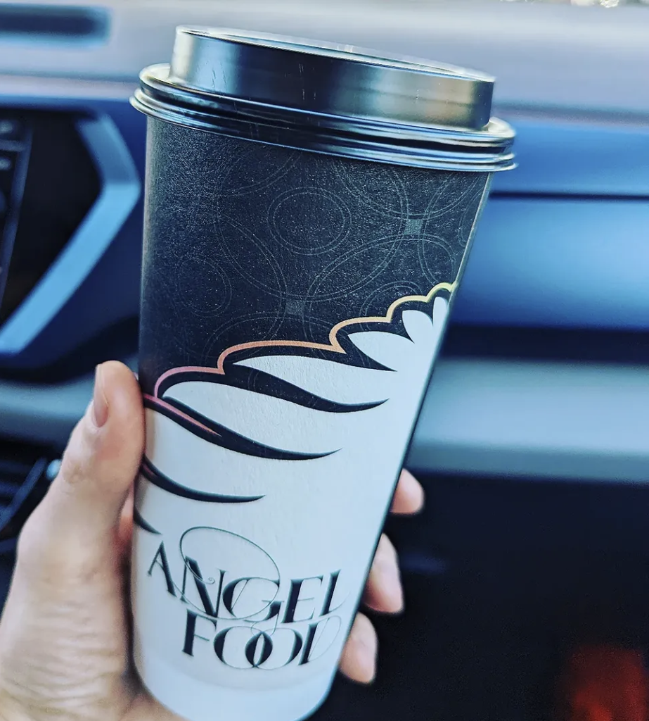 Angel Food Bakery Cup Design by Aurora Whittet Best. 