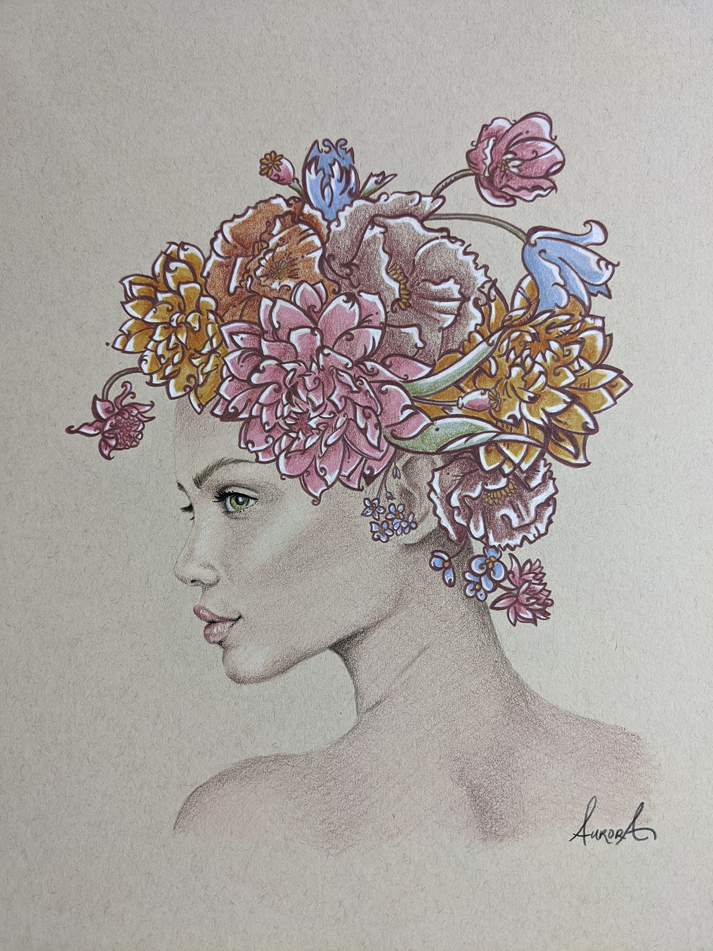 Flourish and Bloom portrait by Aurora Whittet Best