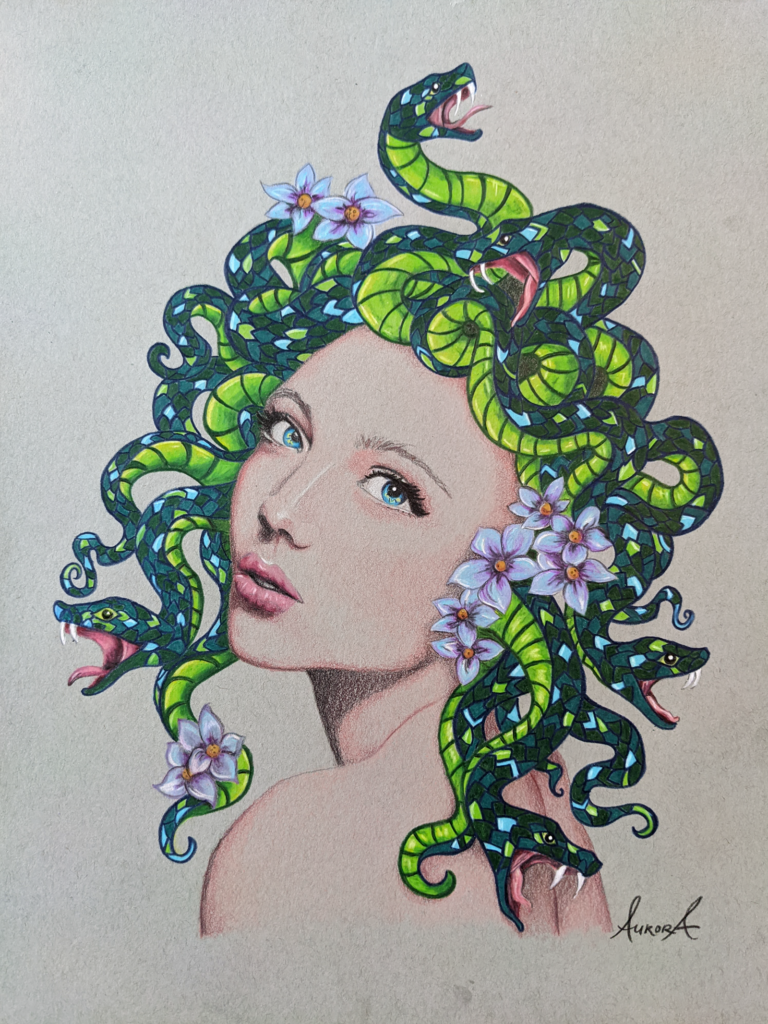 Medusa Illustration by Aurora Whittet Best