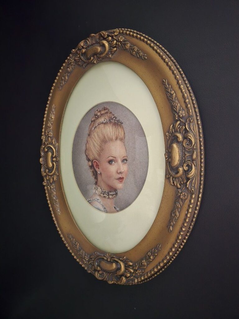 Marie Antoinette portrait by Aurora Whittet Best for POWDER AND POISON by Julia Jackson.
