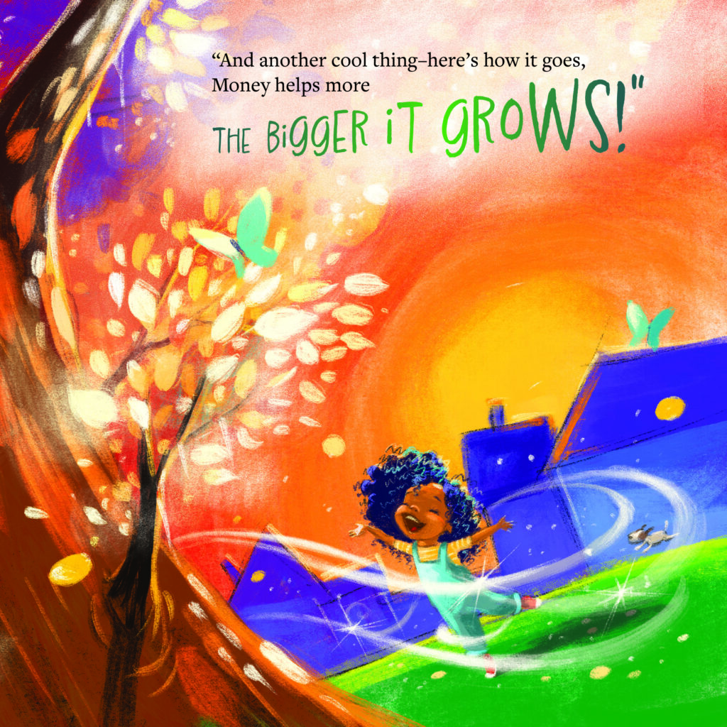 Cover and interior design by Aurora Whittet Best for ZINA BINA LEARNS THE VALUE OF MONEY by Alex Ryan
