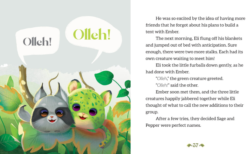 The Friendship Seed Interior by Carissa Hoffman and Illustrated by Alejandra Barajas and designed by Aurora Whittet Best. 